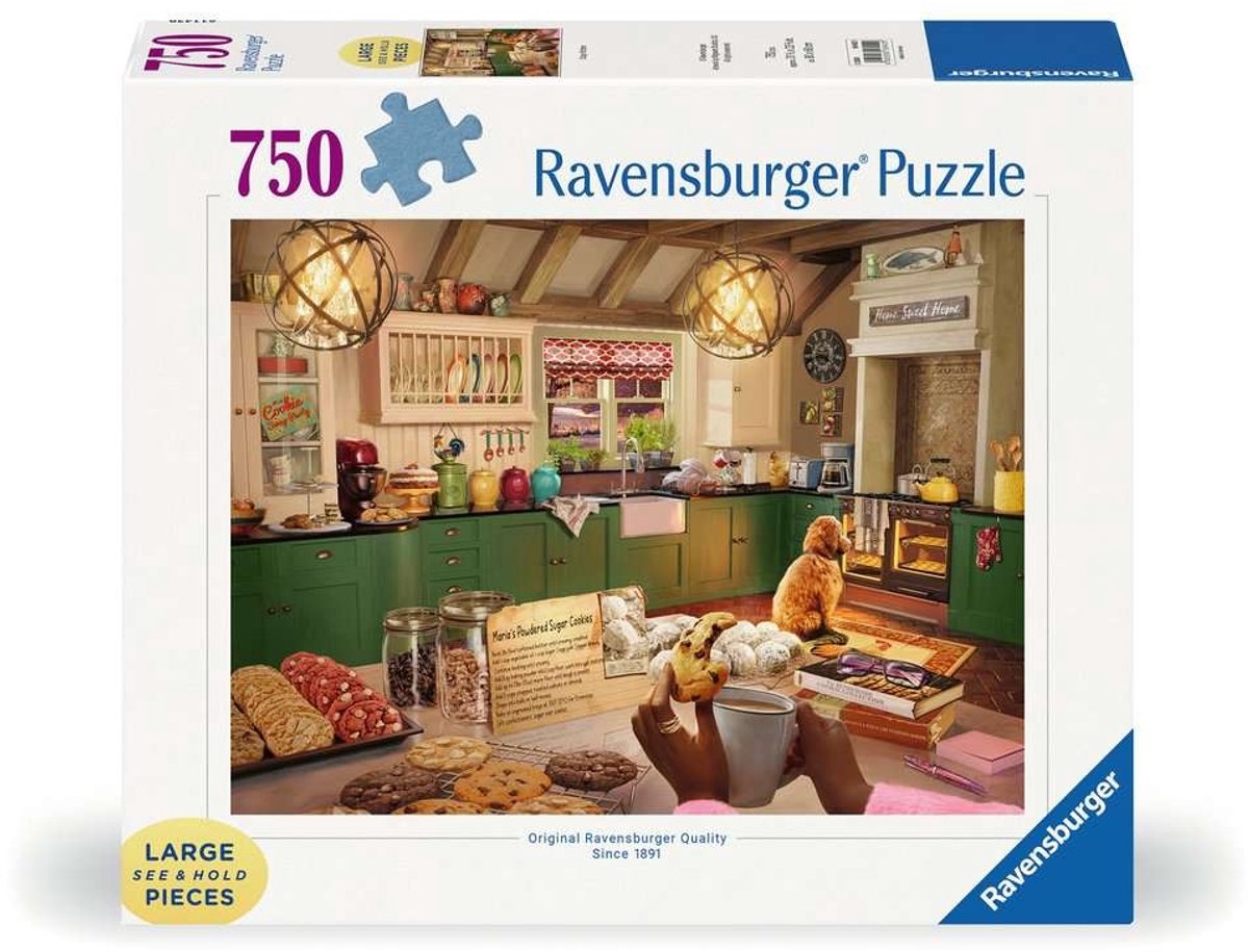Ravensburger Cosy Kitchen - puzzle de 750 pièces xl - exclusivité