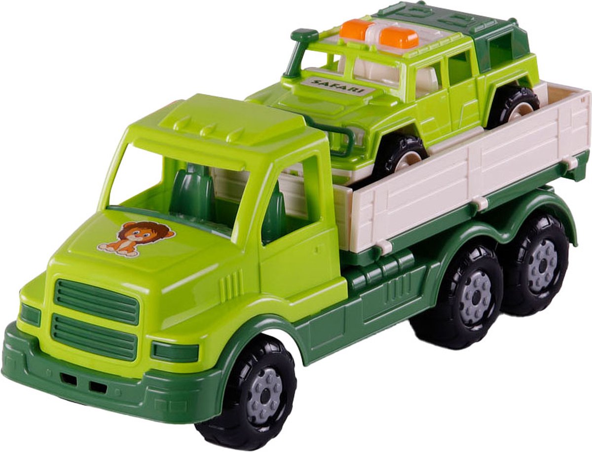 Camion de torpille Cavallino XL avec survie Jeep Groen, 44,5 cm