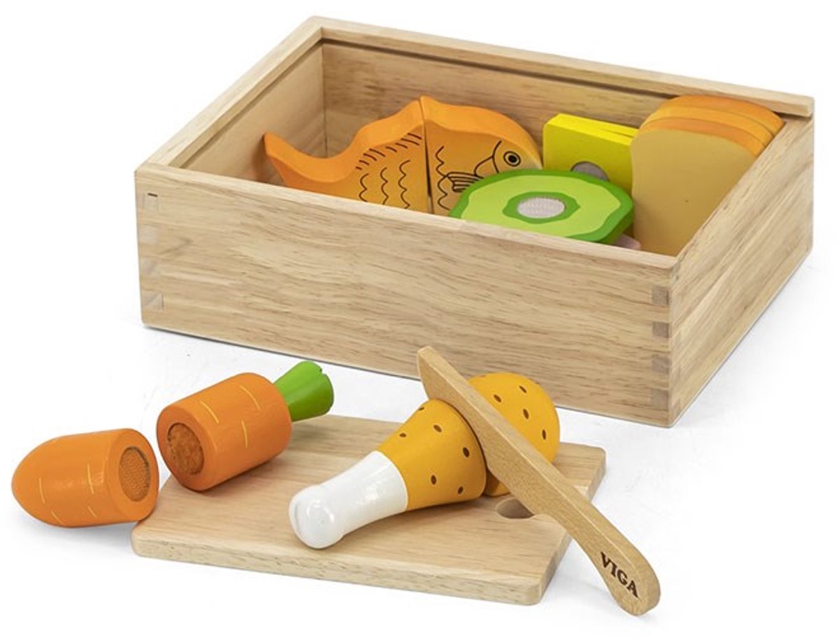 Viga https : www.cchobby.nl -cuttable-food-for-the-lunchbox-17-parts-1-set