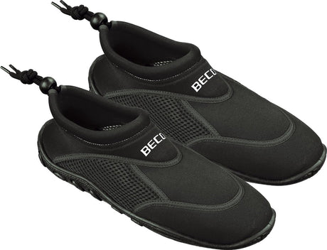Beco chaussures aquatiques chaussures de surf - néoprène - adultes - semelle en caoutchouc 47 noir noir