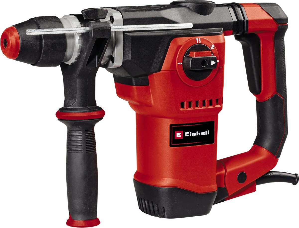 Marteau perforateur électrique Einhell te-rh 32-1600 4f - 1600 w - nombre de courses 4 600 min - 4,5 ans - sds-plus - 4 fonctions : marteau perforateur perçage burinage avec ou sans verrouillage du burin - incl. mallette de transport et de stockage