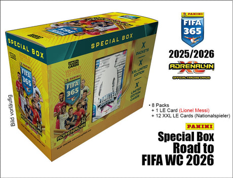 Panini fifa 365 2026 adrenalyn xl coffret spécial