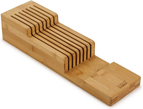 Joseph joseph - tiroir - organisateur de couteaux - 2 couches - bambou - marron