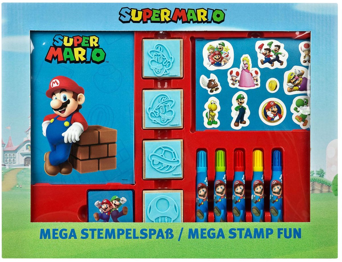 Jeu de méga tampons Undercover Super Mario