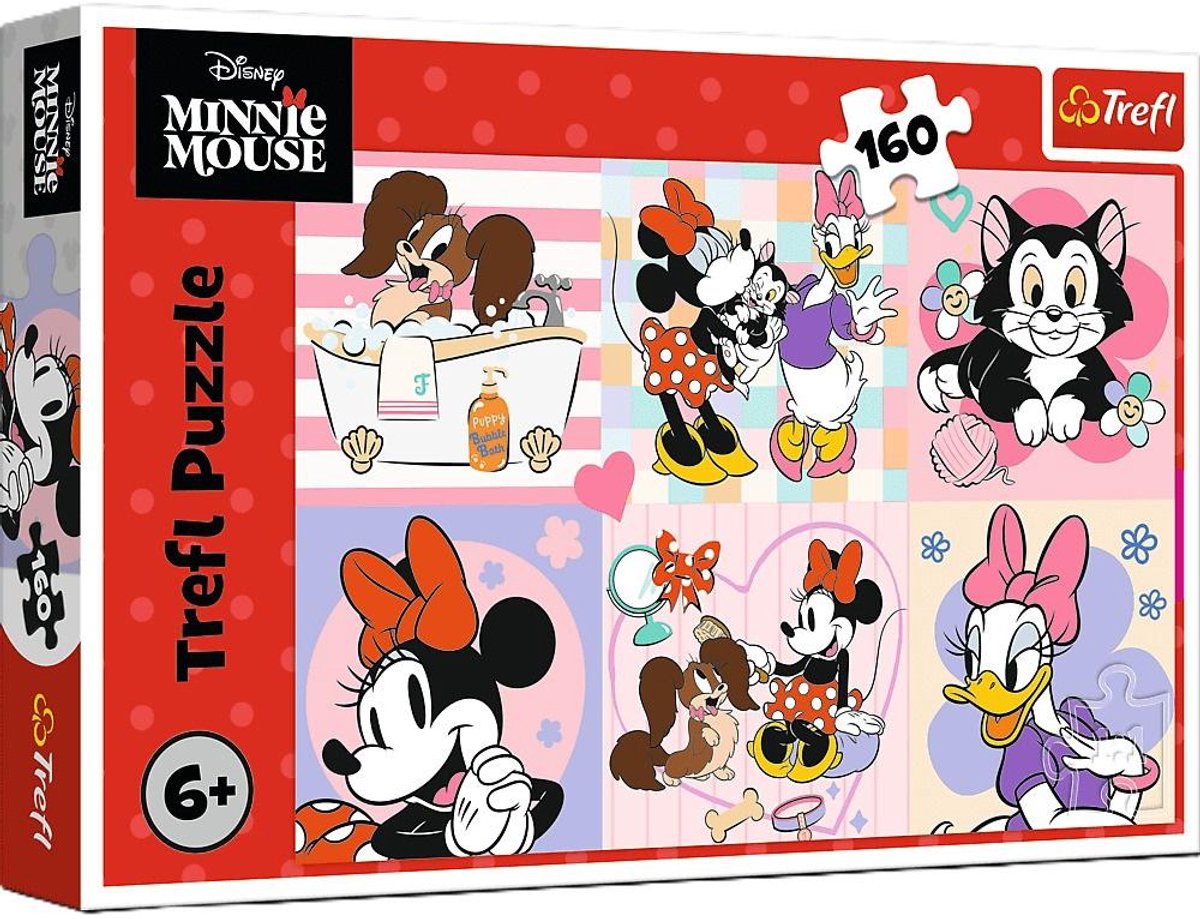 Trefl puzzle coloré minnie jour 160 - puzzle de 160 pièces