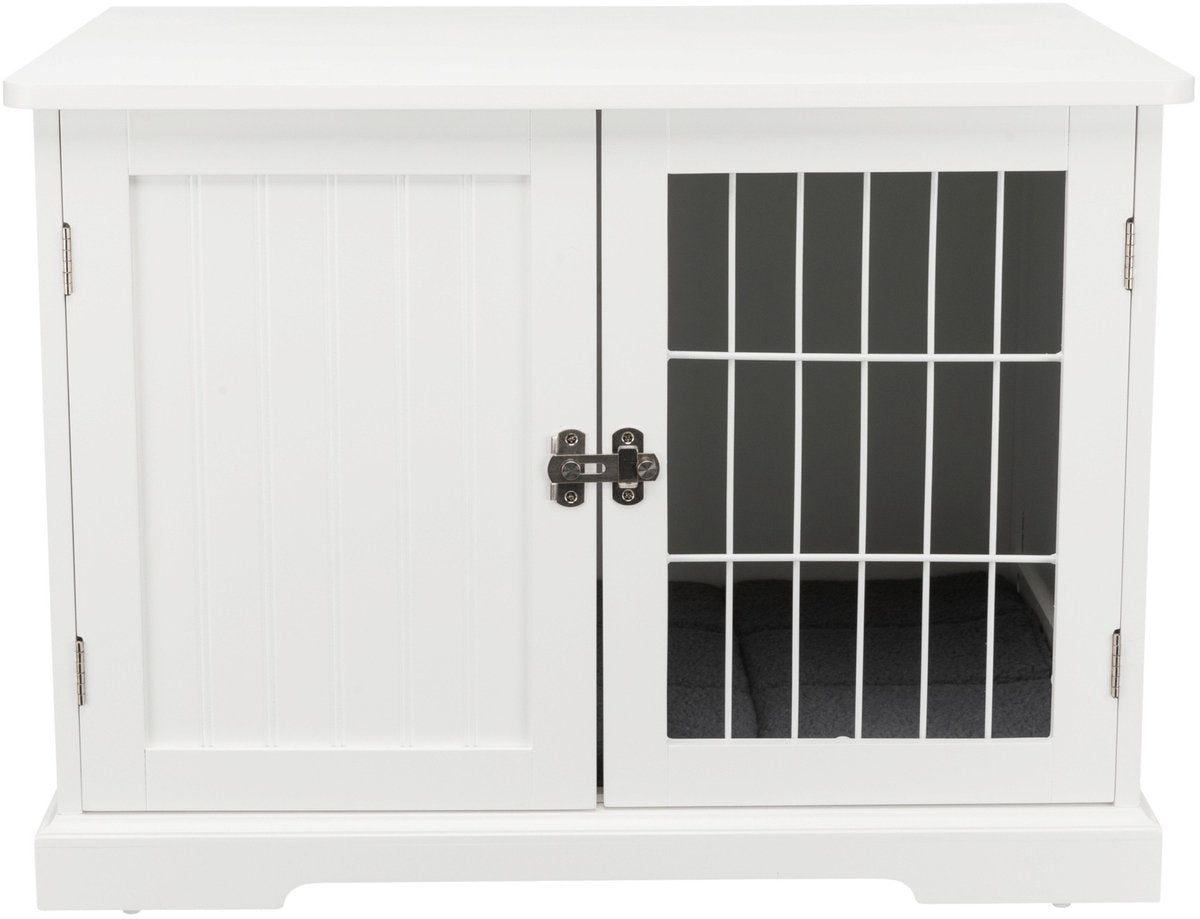 Banc de trixie à la maison kennel chat blanc
