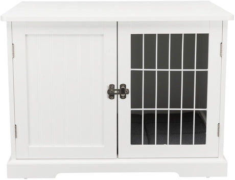 Banc de trixie à la maison kennel chat blanc