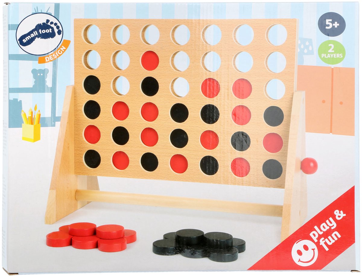 Small foot - jeu en bois 4 sur une ligne