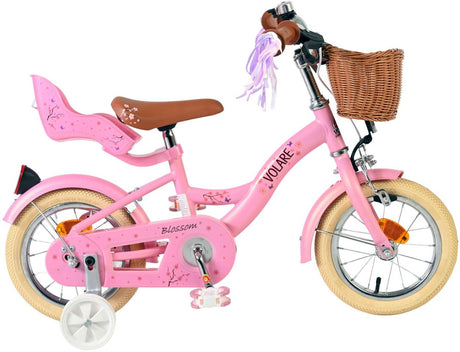 Volare Blossom Children's Bicycle - Girls - 12 pouces - rose