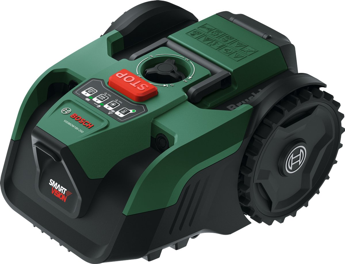Bosch – visimow18v-200 – robot tondeuse – smartvision – 200 m²