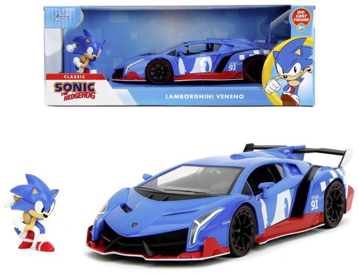 Jada jouets jada sonic lamborghini veneno 1:24
