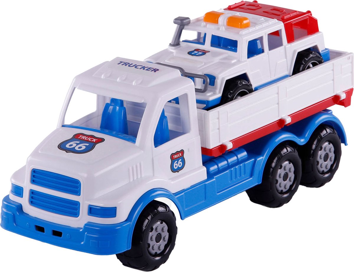 Camion de torpille cavallino xl avec jeep, 46,6 cm