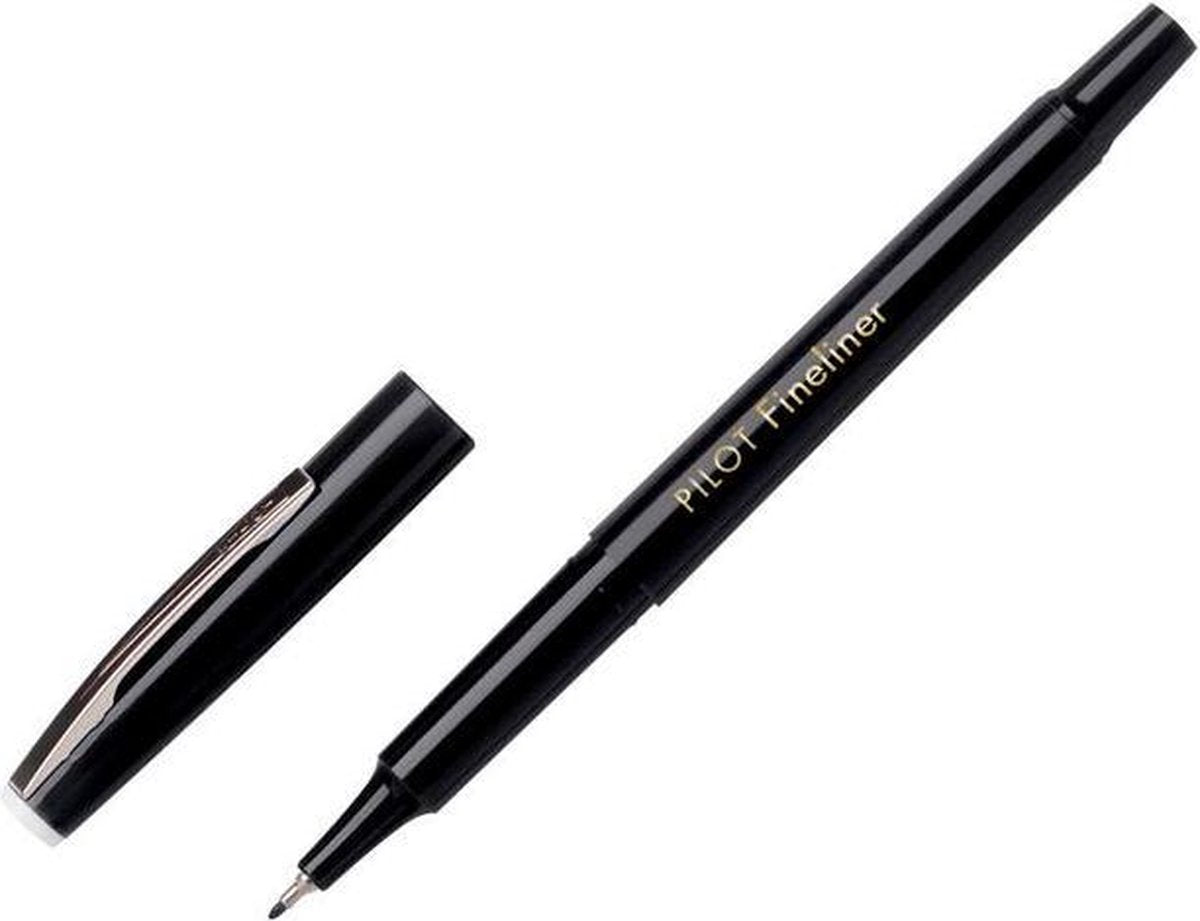 Pilot fineliner sw-ppf noir 0,4mm - 12 pièces