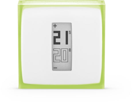 Netatmo thermostat intelligent modulant - thermostat intelligent pour chauffage central - fonctionne avec Google Home, Alexa Apple Home Kit - sans fil - blanc