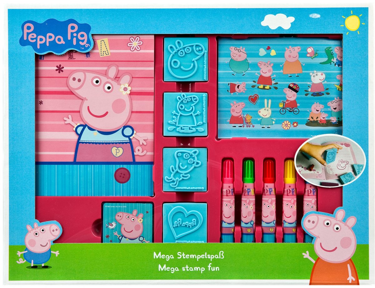 Peppa pig méga tampon amusant