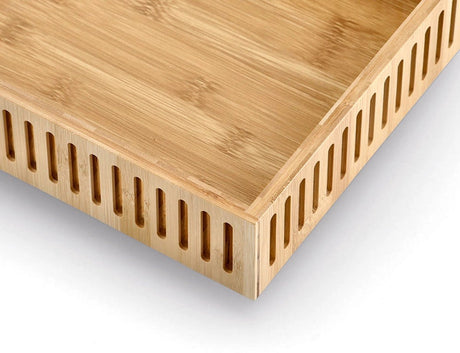 Zeller corbeille à courrier en bambou cadeau - bois - décoratif | durable