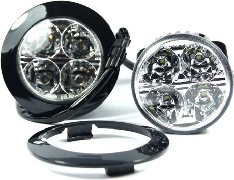 Jeu de feux diurnes LED M-tech – rond – 70mm – 12v 24v