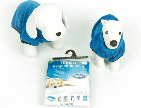 Peignoir Duvo + pour chien - bleu - 40cm