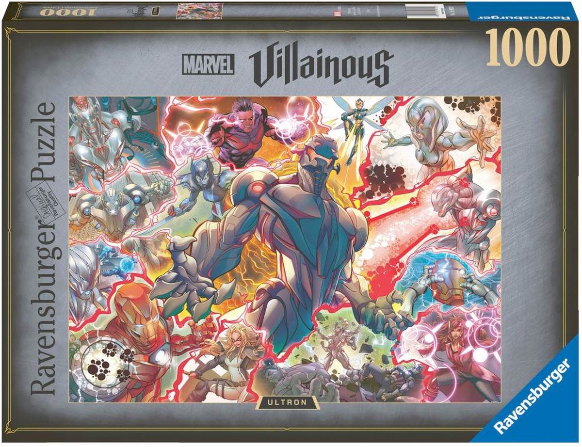 Ravensburger puzzle Marvel méchant Ultron - puzzle - 1000 pièces