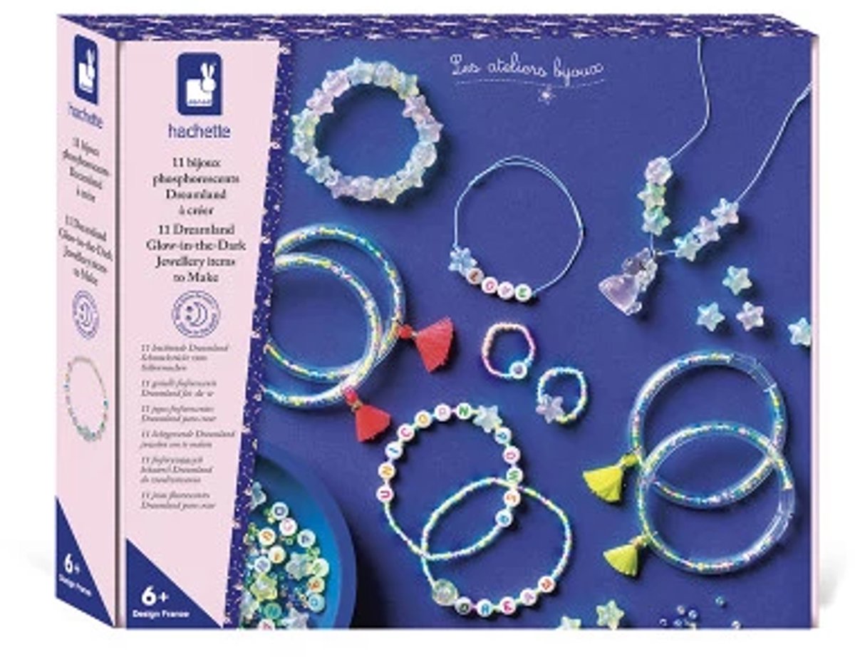 Janod - studio - confection de bijoux - brille dans le noir