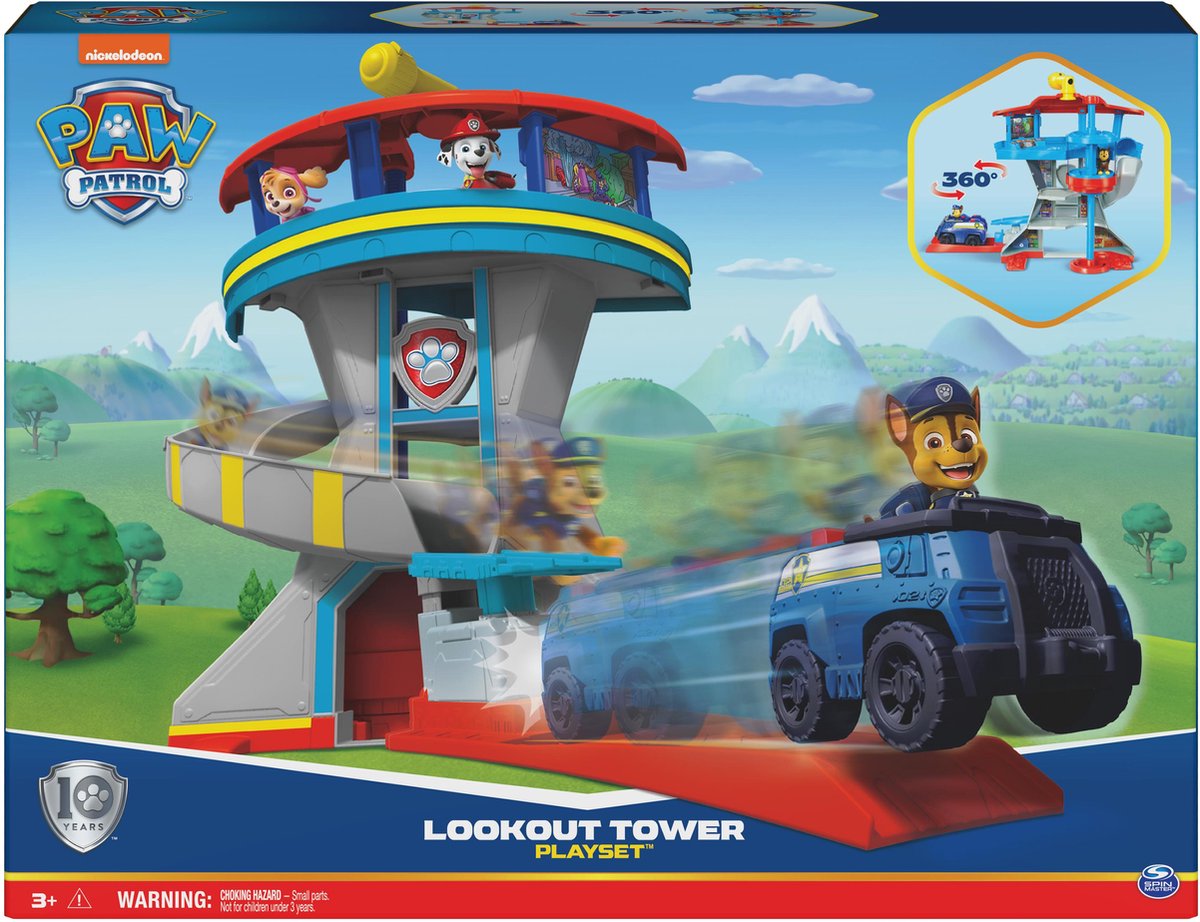 Spinmaster Paw Patrol Adventure Bay Watchtower Play Set