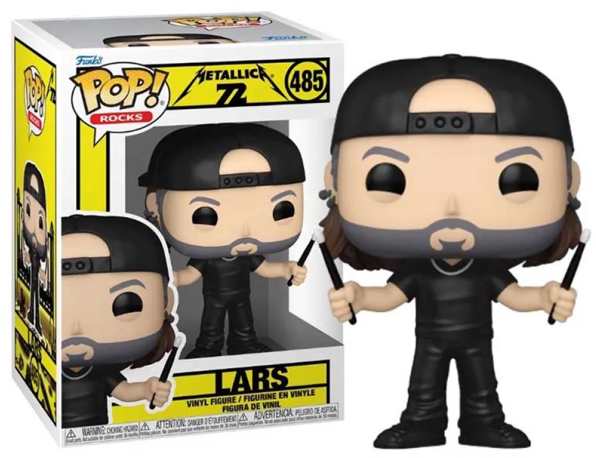 Funko metallica lars vinyl figur 485 unisex pop! - neutraal - standard