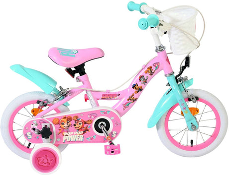 Vélo pour enfants Paw Patrol - filles - 12 pouces - rose - deux freins à main