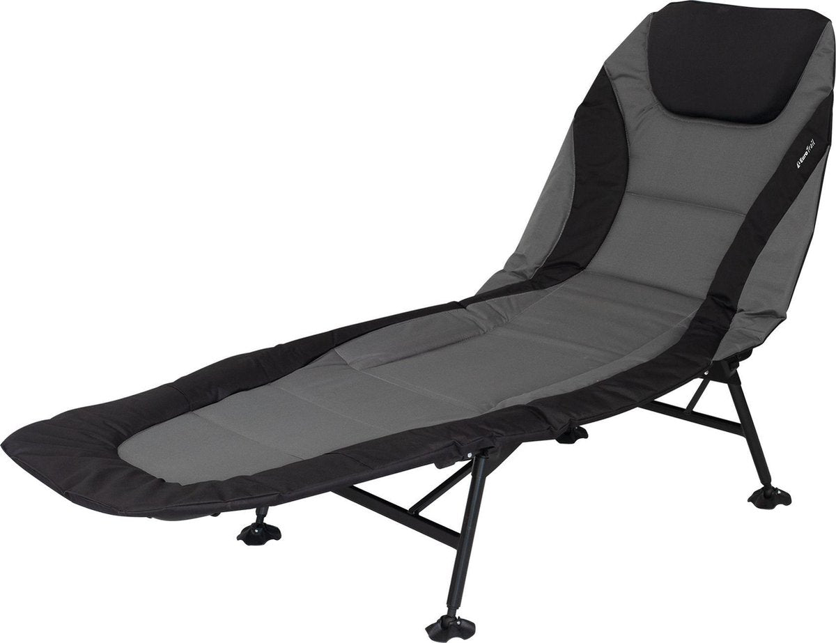 Eurotrail Lounger 200 x 75 cm Polyester anthracite noir