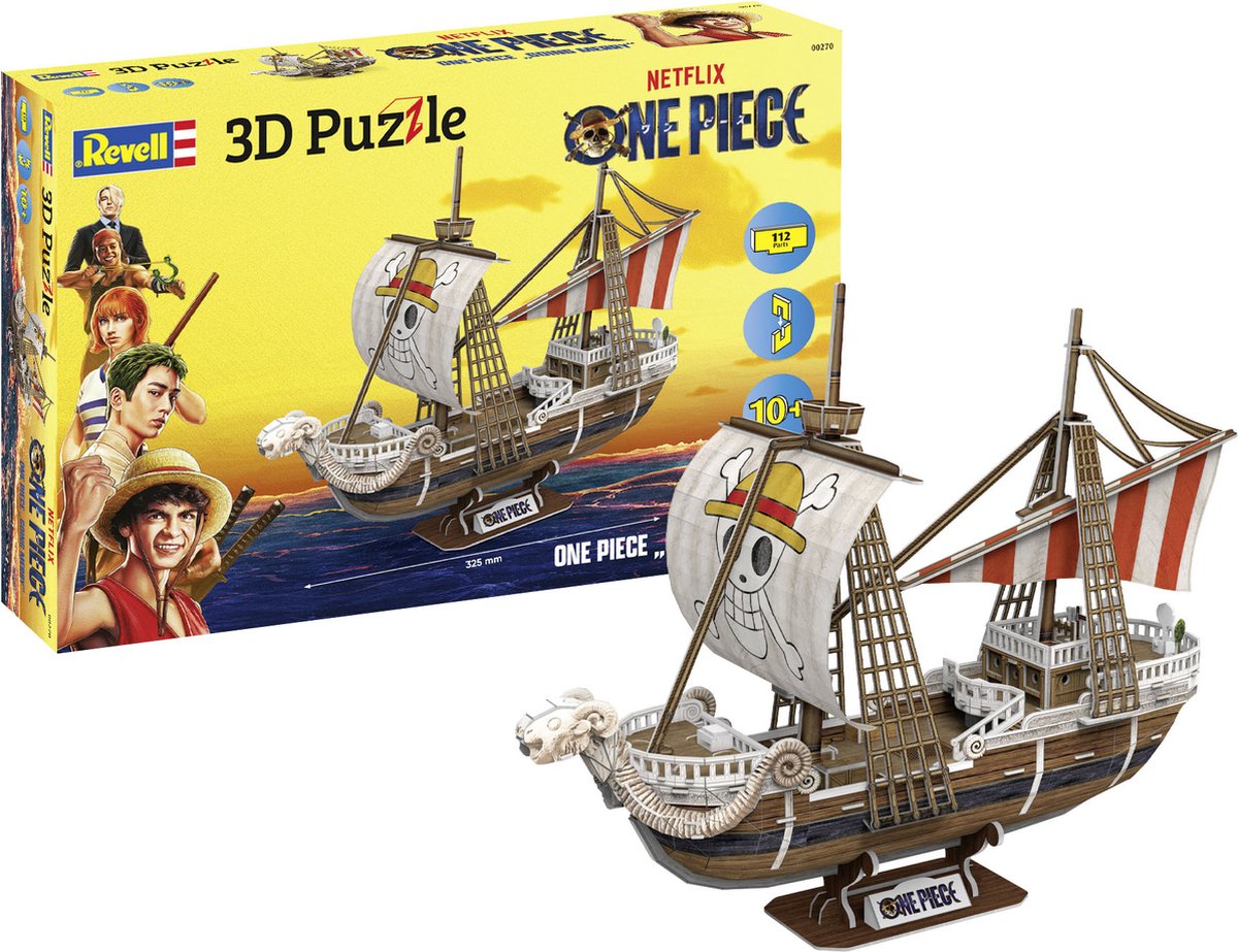 Puzzle Revell - 00270 une pièce -allant joyeux- - bateau - 32,5x19x29cm puzzle 3D