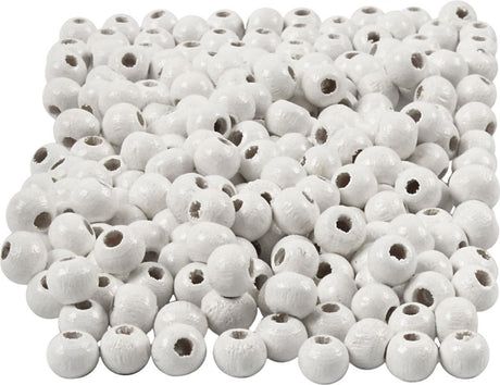 Https : www.ccobby.nl perles-en-bois-d-5-mm-taille-du-trou-1-5-mm-environ-150-pièces-blanc-6-gr-1-boîte