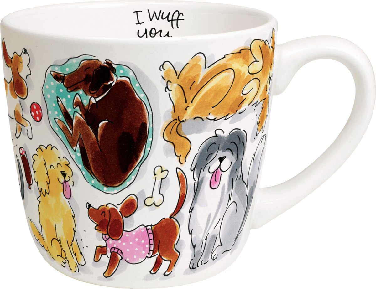 Blond Amsterdam grosse tasse chien amour