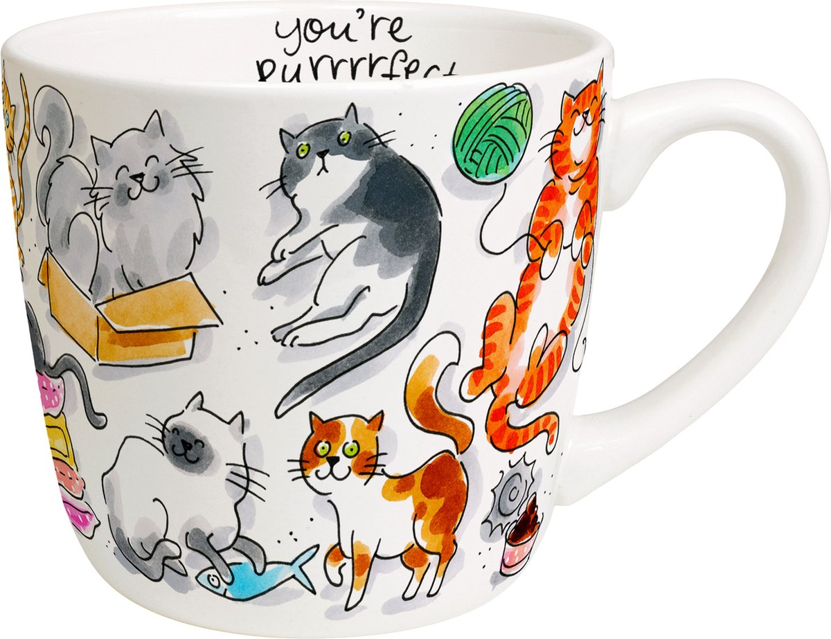 Blond Amsterdam grosse tasse chat amour