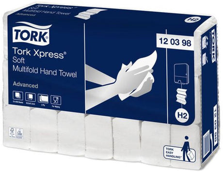 Tork 120398 xpress serviette multiplis h2 2 couches blanc 3780 pièces (120398)