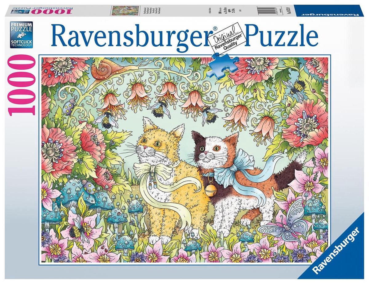 Ravensburger puzzle amitié chat 1000 pièces