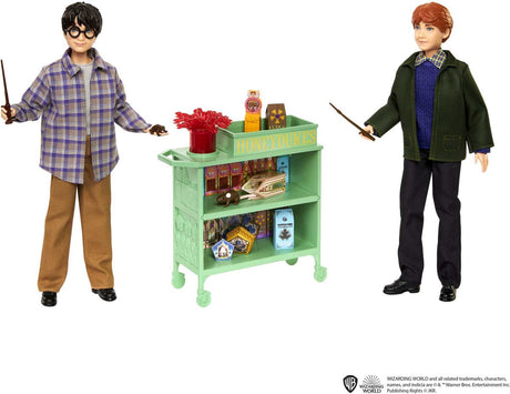 Harry Potter - Harry et Ron dans le Poudlard Express - figurine de jeu