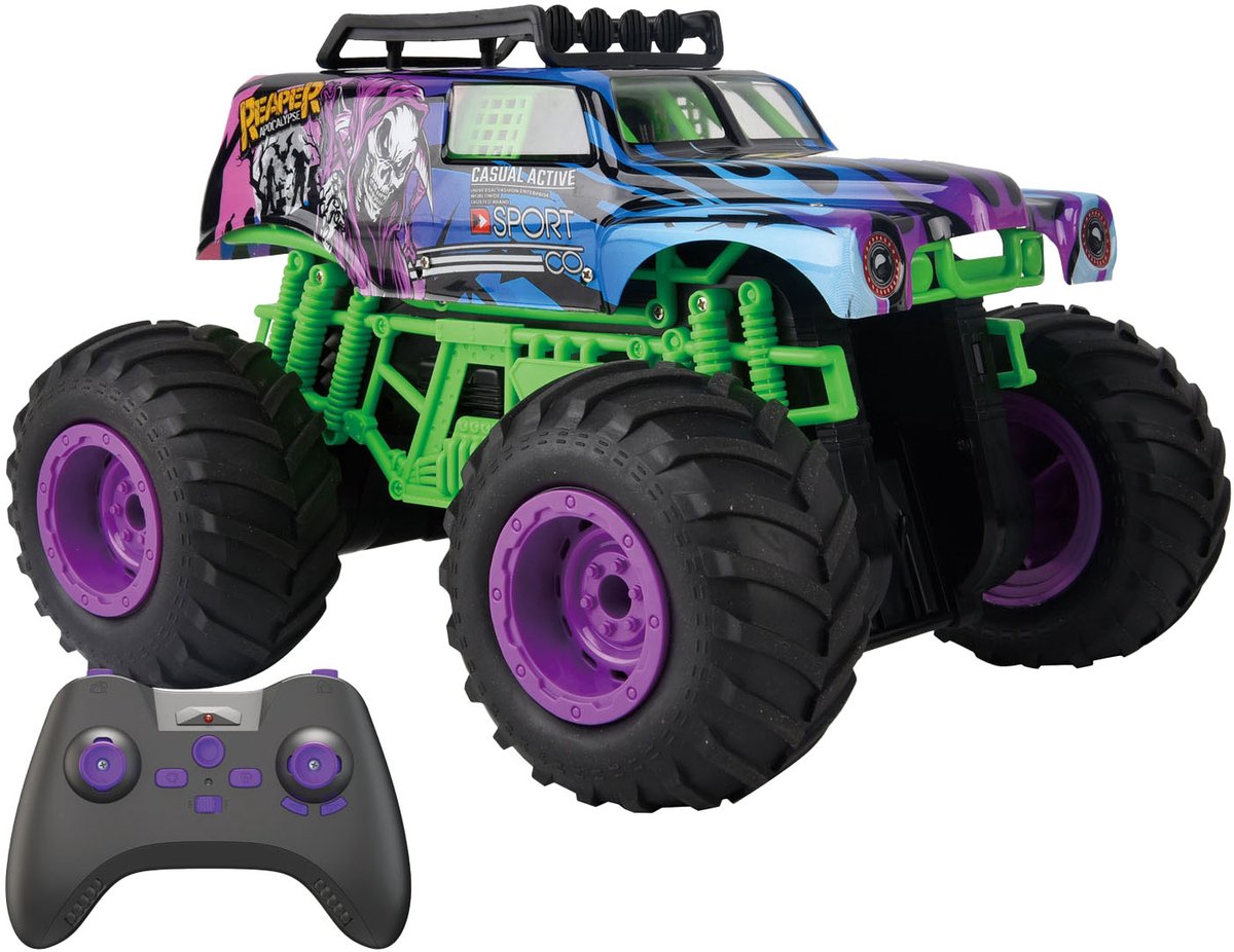 Gear2play rc voiture contrôlée monstre camion faucheuse apocalypse