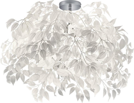 Rl live your light reality leavy - plafonnier - chrome - excl. 3x e14 4,9 w - montage au plafond - protection des motifs