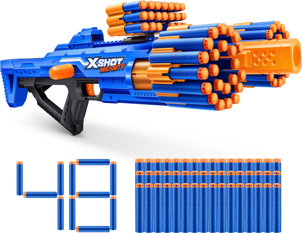 Zuru x-shot folie berzerko 8 coups (48 fléchettes)
