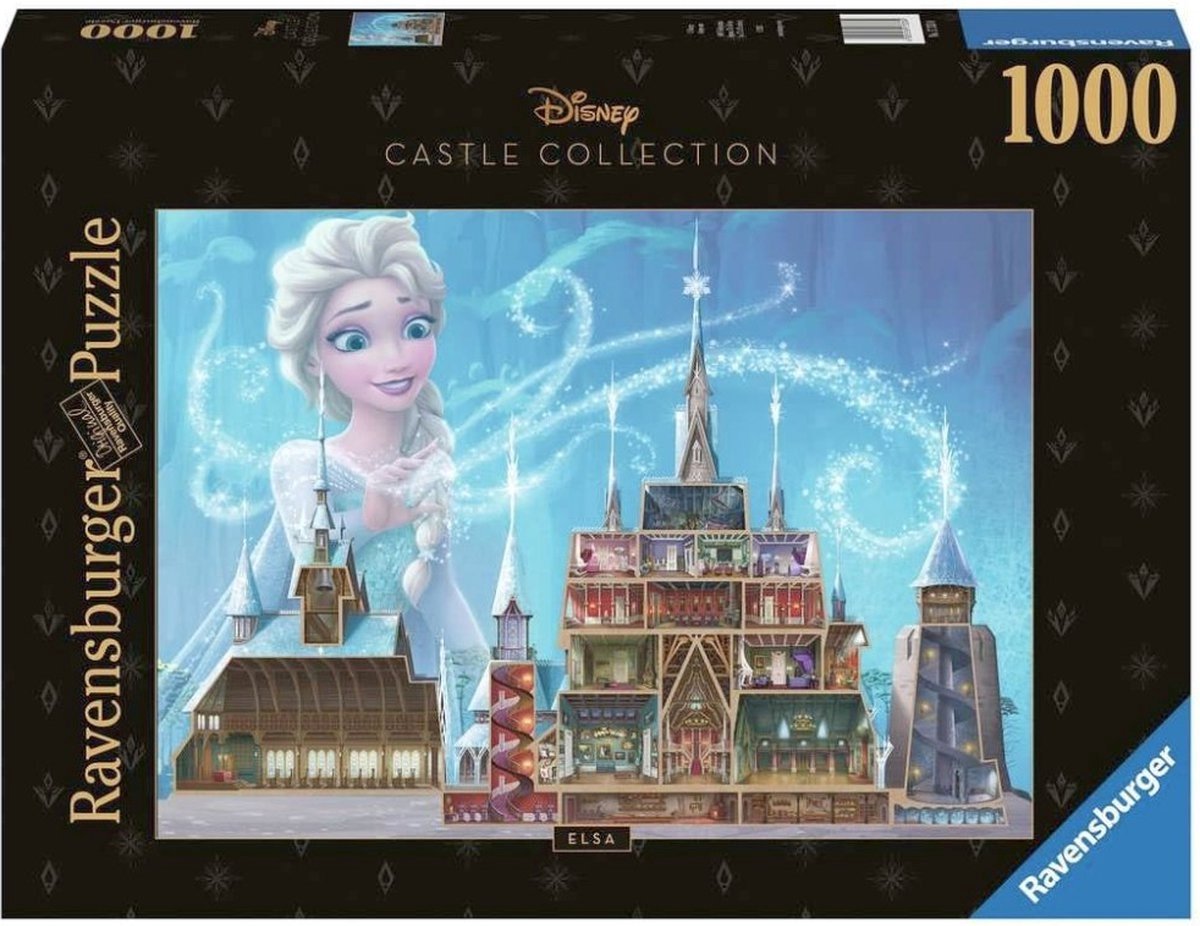 Ravensburger Puzzle Puzzle Disney Castles Elsa, 1000st.