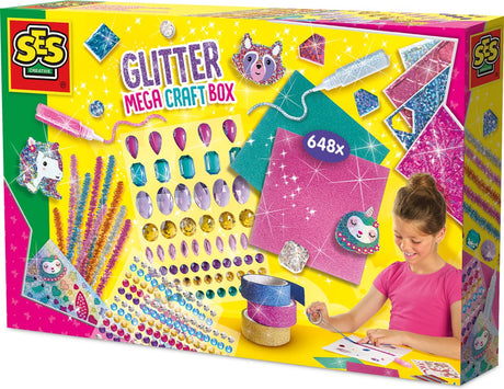 Méga boîte artisanale à paillettes Ses