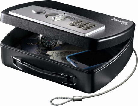 Coffre-fort numérique portable Masterlock Master Lock avec câble