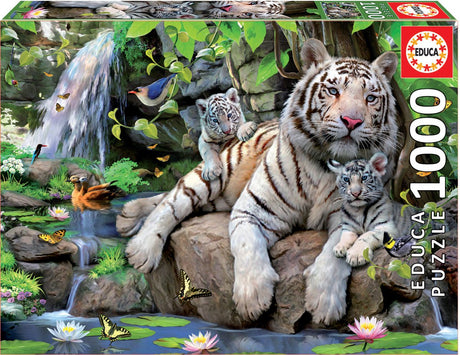 Educa - puzzle - tigres du Bengale - 1000 pièces - puzzle