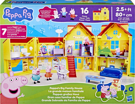 Hasbro Peppa Pig La grande maison familiale de Peppa - 16 pcs.