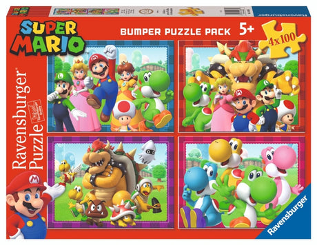 Ravensburger puzzle super mario 4 en 1 100 pièces | 2 pièces