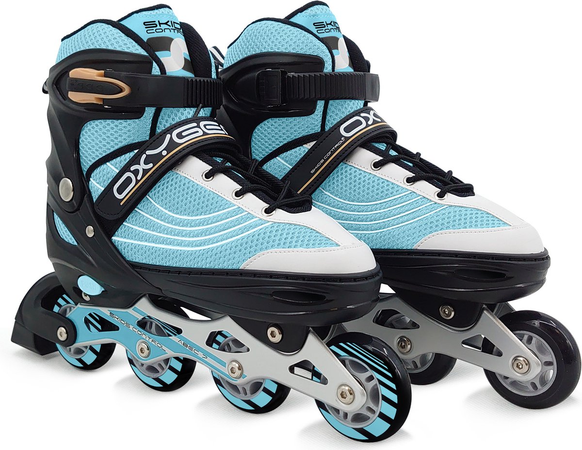 Skids Control Oxygène en ligne patins semi-softboot réglable Blue Taille 38-41