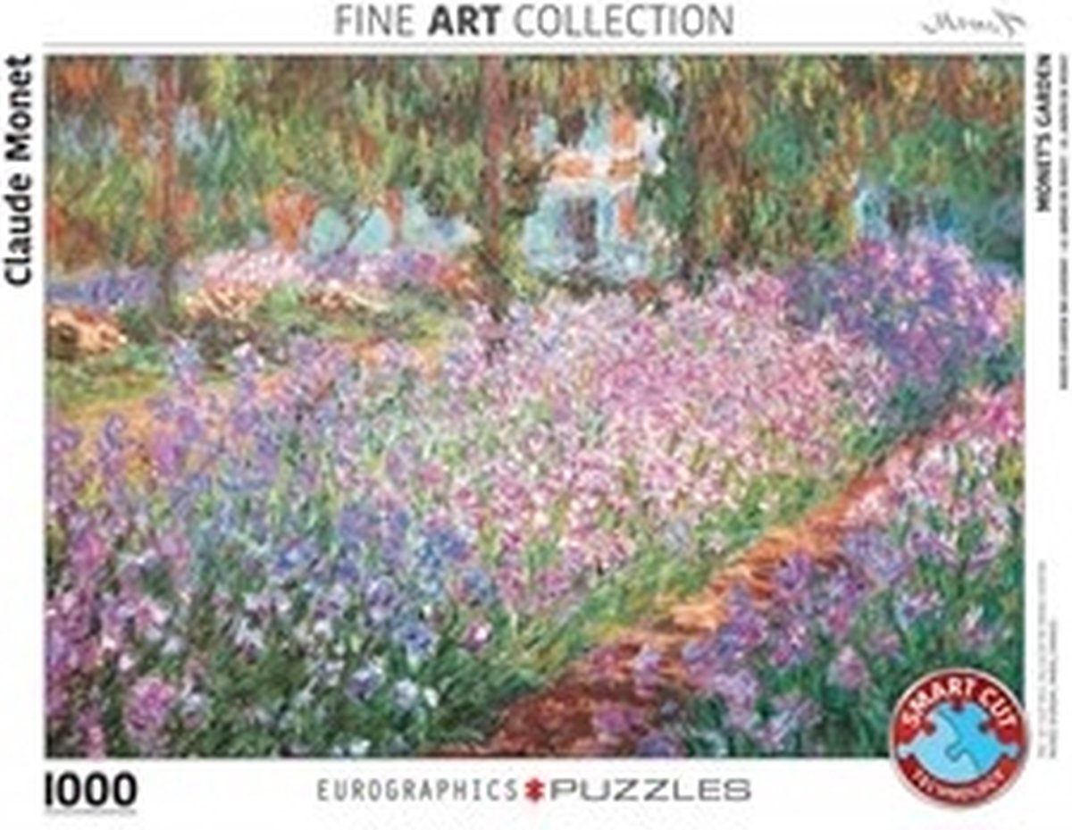 Eurographics - le jardin de l'artiste à Giverny [le jardin de l'artiste à Giverny] - Claude Monet - 1000 pièces 68×48cm (l×h) - puzzle d'art