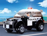 Voiture de police Sluban avec chien - 78 pcs.