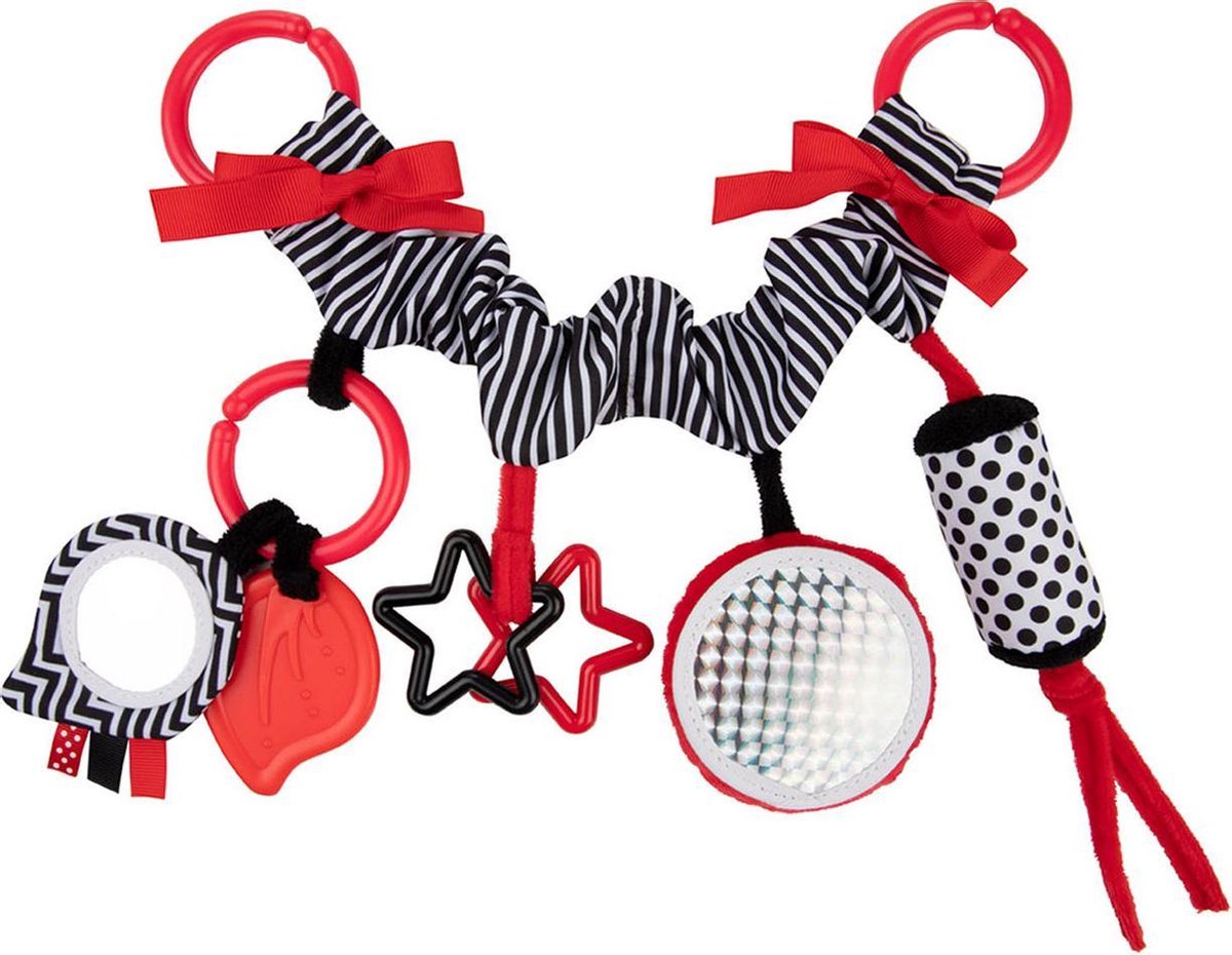 Canpol bébés pastel amis landau tendeur pendentif siège auto - rouge 0m+ 0+ mois