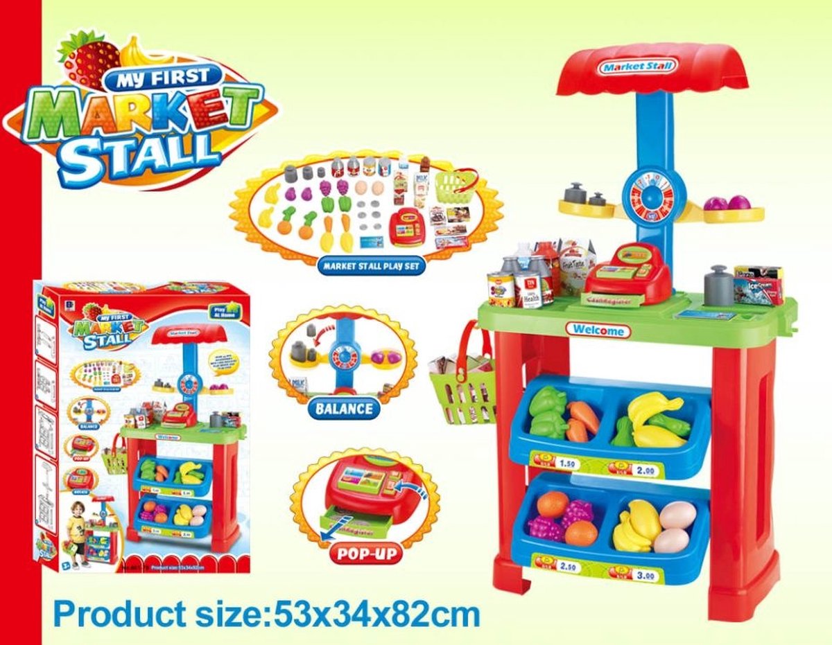 Ensemble de jeu du supermarché Amuuso.