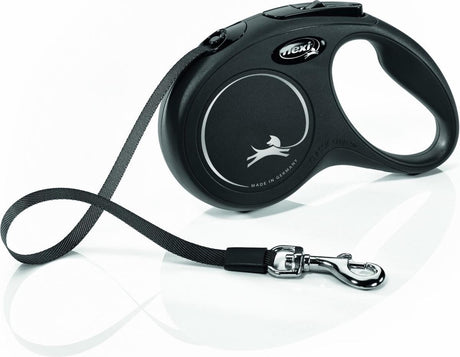 Flexi products ligne rétractable nouveau pneu classique noir s 5 mètres jusqu'à 15kg